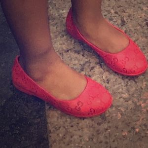 Kids rubber Gucci Flats